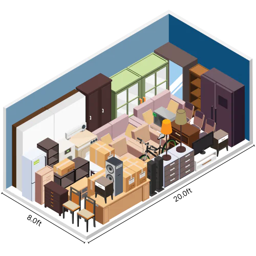 150 sqft Shipping Container